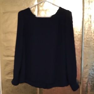 Navy Blue long sleeved top